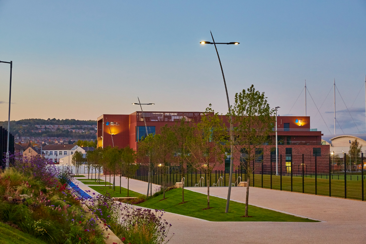 Olympic Park Sheffield - Exterior Lights - Kingfisher Lighting