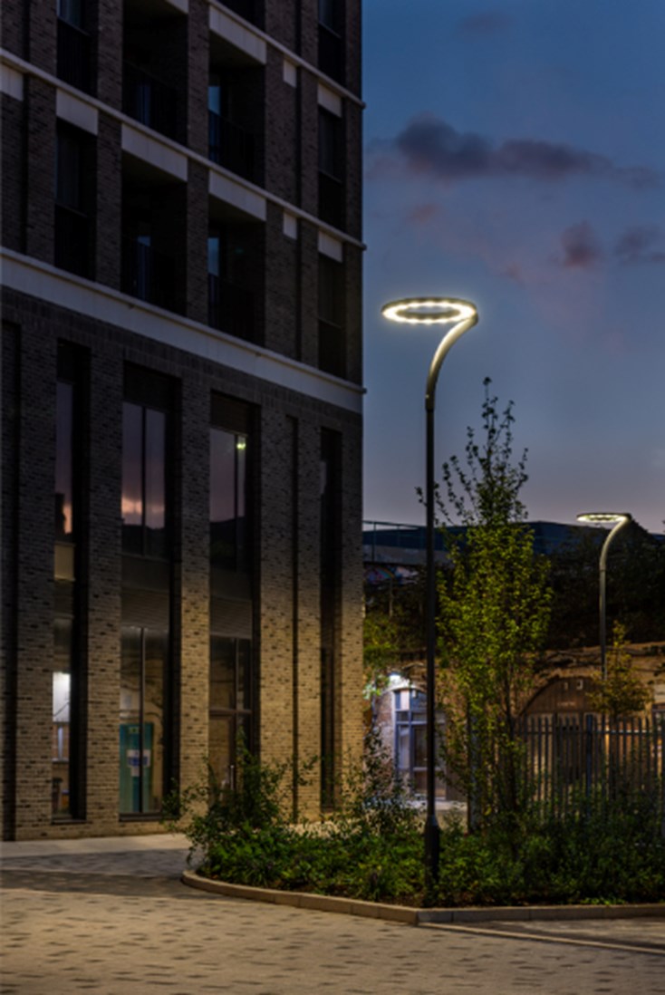 smart outdoor lighting system for public space